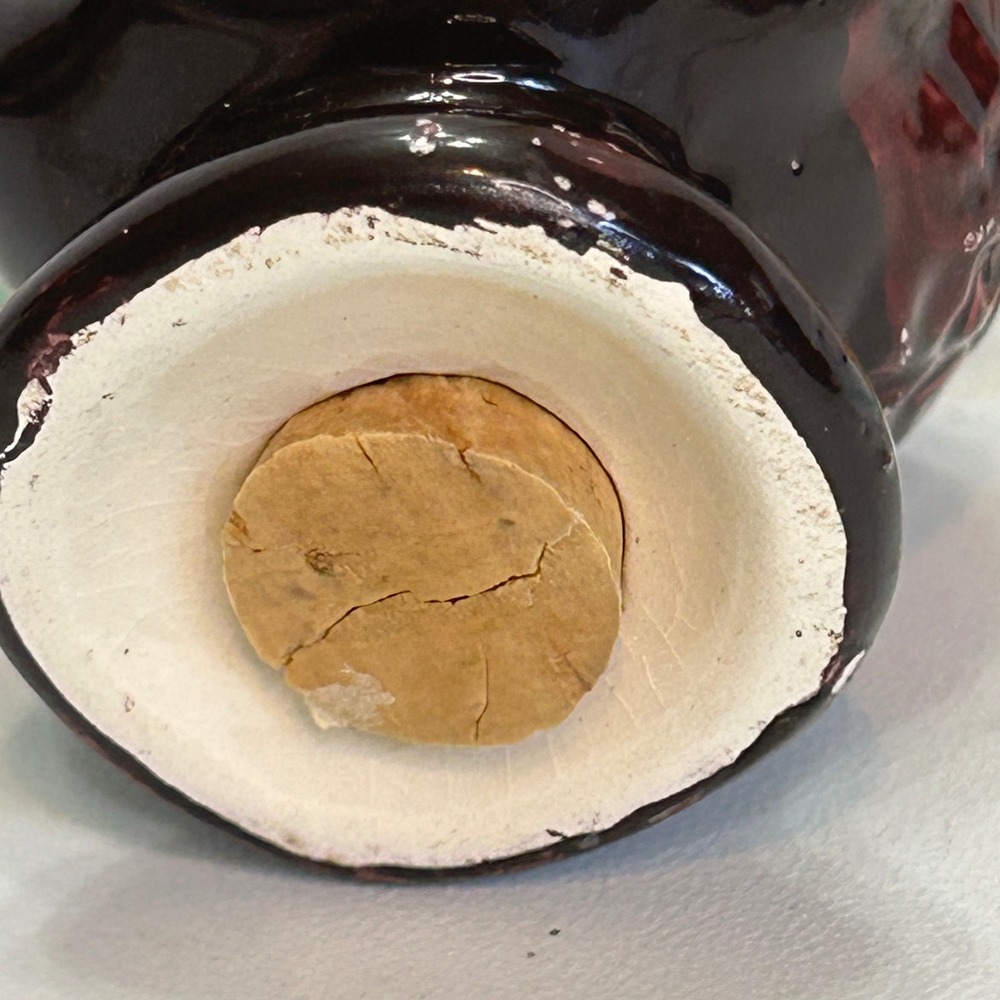 Vintage Ceramic Chef Salt Shaker Black Americana Glossy Kitchen Decor 3.25in - Picture 8 of 9